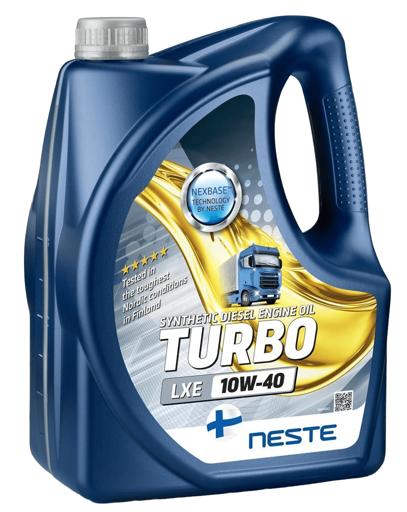 Моторное масло NESTE TURBO LXE 10W-40, 4л (NESTE: 124645)